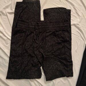 size medium womens lounge  black pants gym sweatpants black